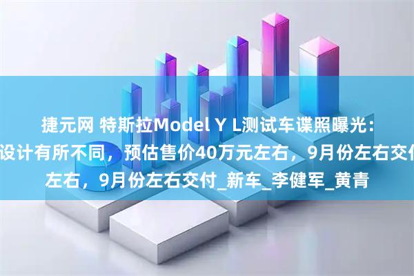 捷元网 特斯拉Model Y L测试车谍照曝光：三角窗、胎宽等细节设计有所不同，预估售价40万元左右，9月份左右交付_新车_李健军_黄青
